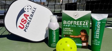 USA Pickleball Inks Multi-Year Partnership with Pain Reliever Biofreeze