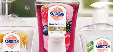 Sagrotan Seifen mit neuer Hautpflegeformel